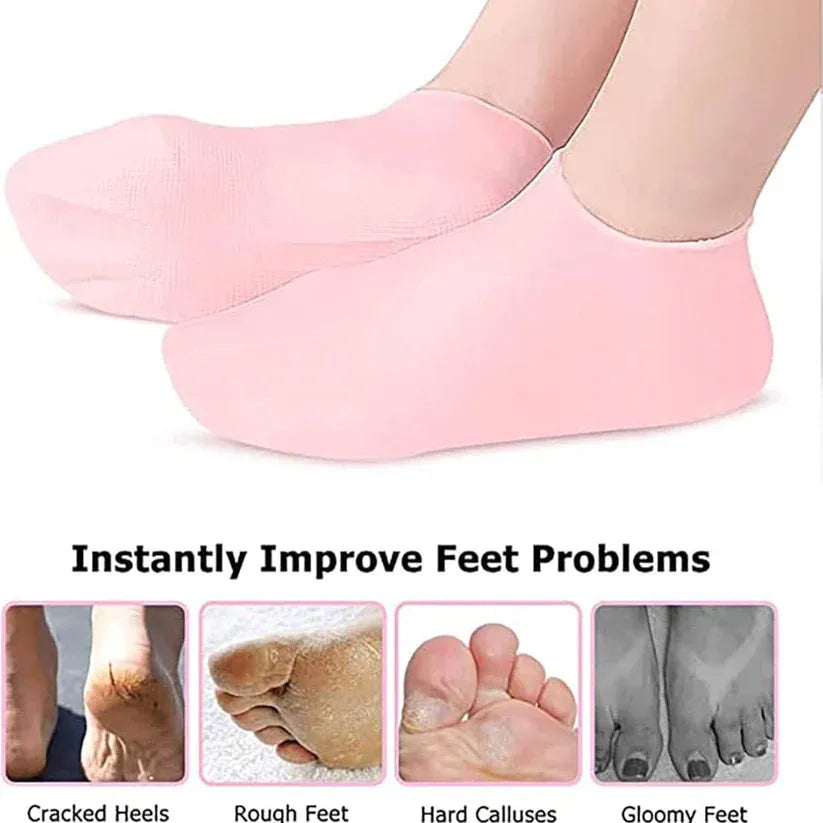 (1pair) Silicon Socks For Unisex Men& Women
