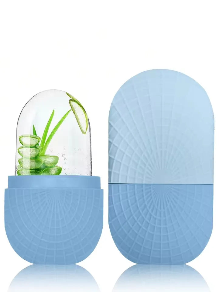 Silicone Ice Roller for Face and Eyes - Reusable Ice Cube Roller for Anti-Wrinkle & Skin Tightening