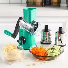 Drum Vegetable Chopper Manual Kitchen Potato Slice