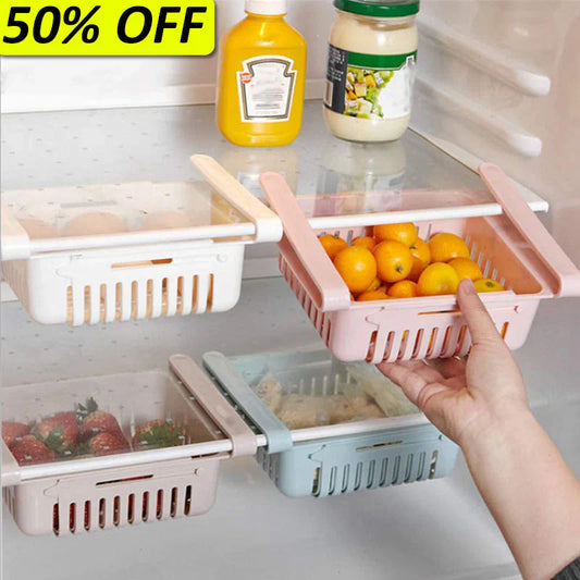 Adjustable fridge baskets ( Pack of 4)