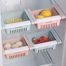 Adjustable fridge baskets ( Pack of 4)